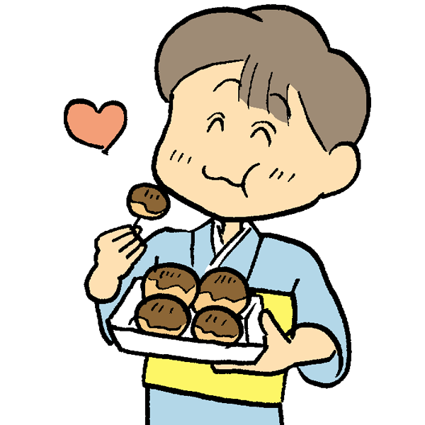 動物画像のすべて 75 たこ焼き イラスト かわいい
