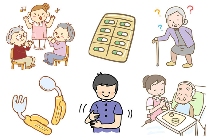 ロイヤリティフリー病人 イラスト 美しい花の画像