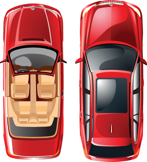 車 イラスト 上から見た Kuruma