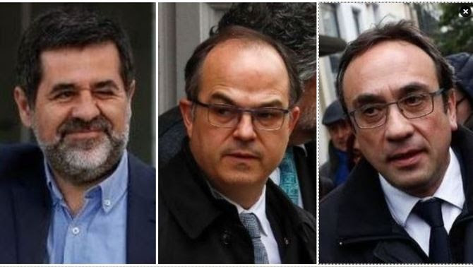 Jordi Sànchez, Jordi Rurull i Josep Rull