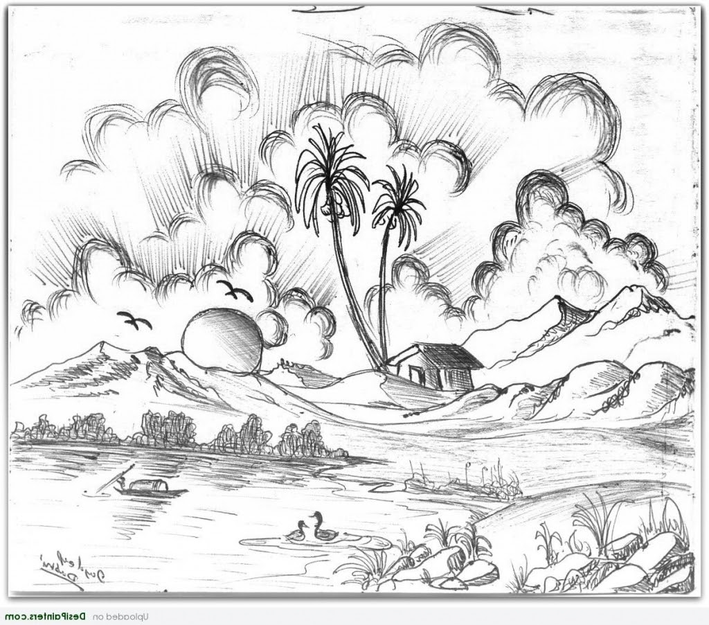 Drawing the landscape with john hulsey. Landscape Drawing In Pencil Pdf At Getdrawings Free Download