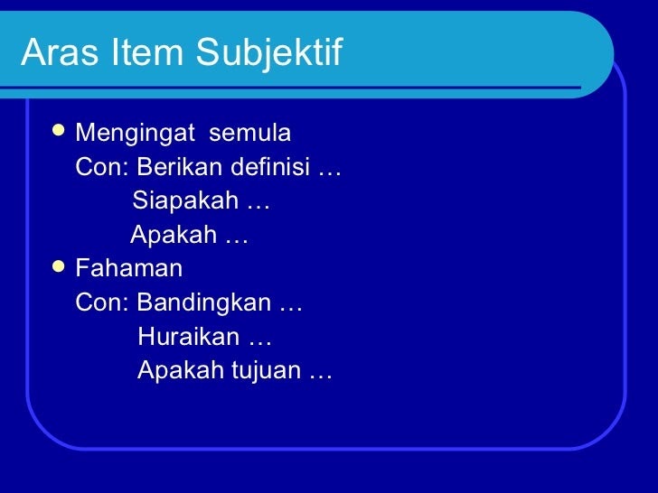 Contoh Analisis Item Soalan Esei - Selangor g