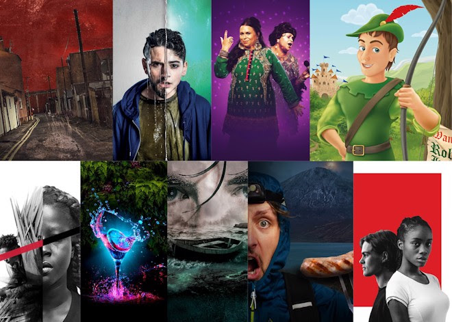 A collage of images from Oldham Coliseum Theatre's Autumn Winter 2022-23 Season
