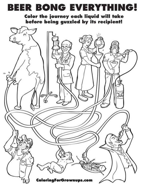 Printable coloring pages ryan's world, why not consider photograph earlier mentioned? Hilarious Coloring Books For Adults By Ryan Hunter And Taige Jensen Pondly