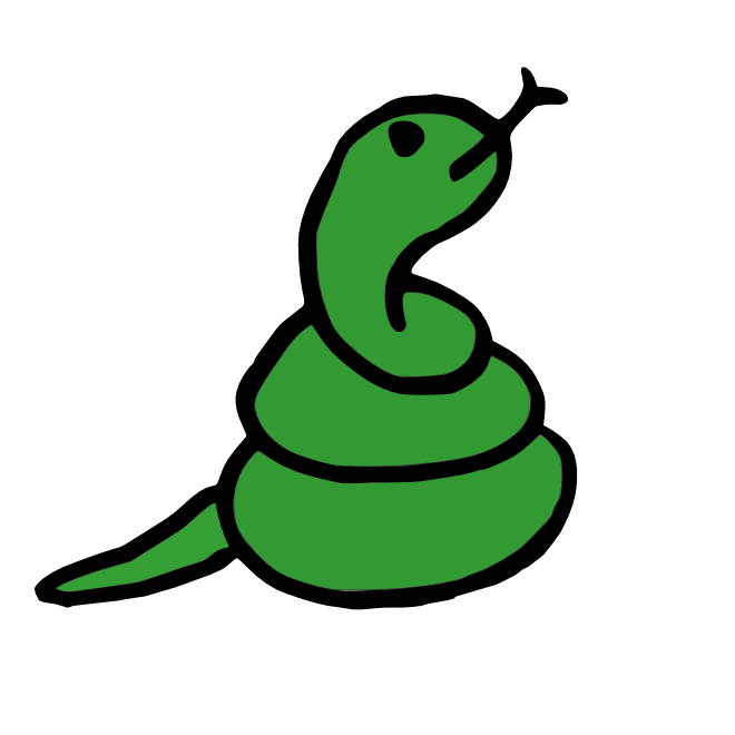 最新かっこいい 蛇 イラスト 簡単 美しい花の画像