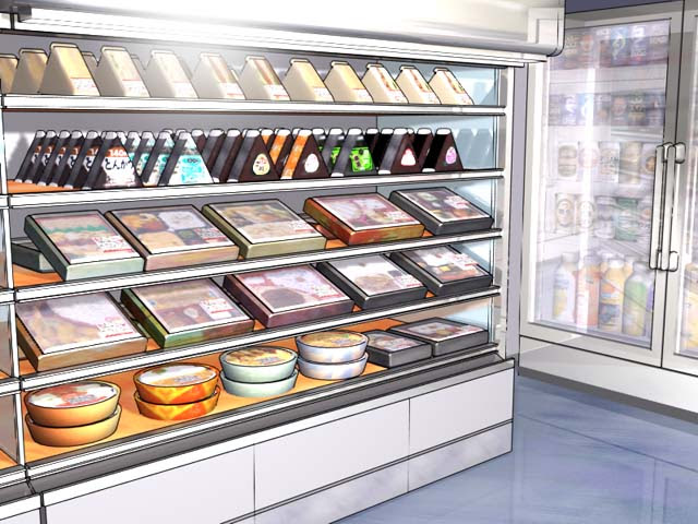ベストコレクション コンビニ 店内 イラスト フリー 美味しいお料理やケーキ