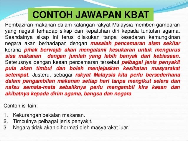 Contoh Soalan Kbat Pendidikan Islam Spm - Selangor i