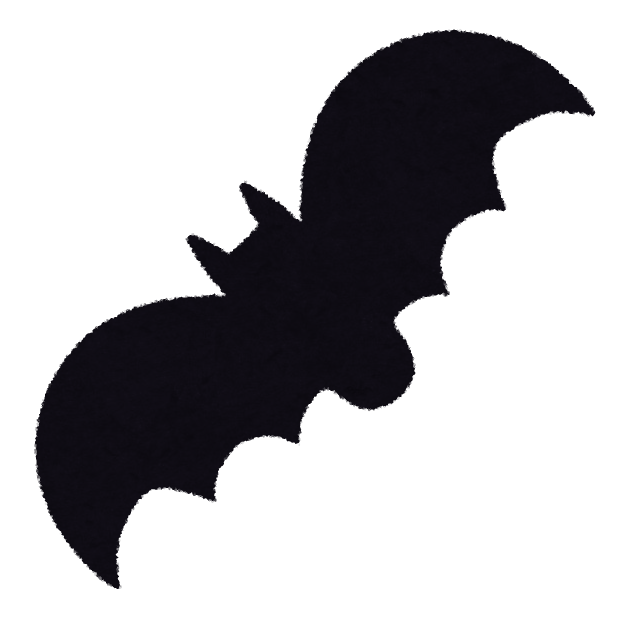 無料イラスト画像 ベストハロウィン コウモリ イラスト 簡単