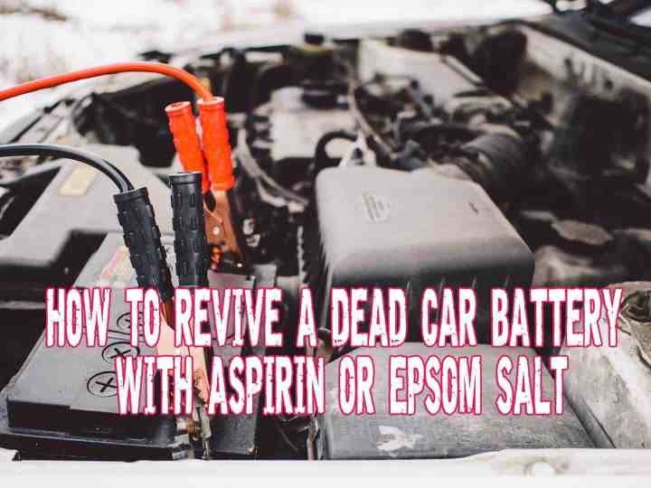 How To Revive A Dead Car Battery With Aspirin Or Epsom ...