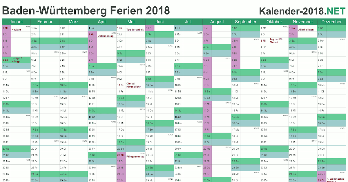 Kalender 2021 Ferien Baden Württemberg 2021 Pdf / Ferienkalender Markgrafen Grund Und Realschule ...