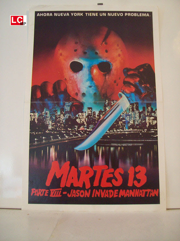 Martes de película en el c.c. Martes 13 Parte Viii Movie Poster Friday The 13th Part Viii Jason Takes Manhattan Movie Poster