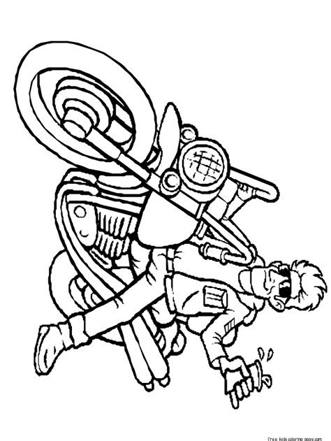 Motorcycle Coloring Pages Printable Free | Coloring Page Blog
