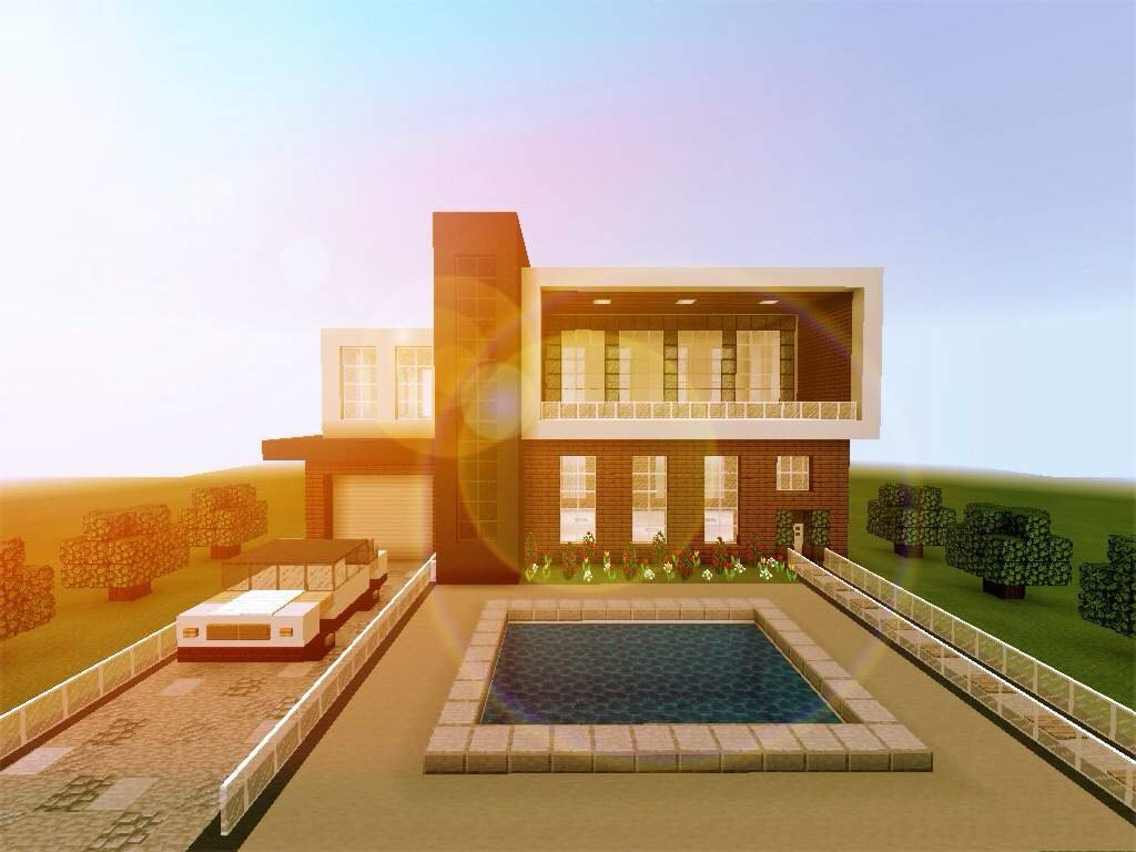 Riesenauswahl an spielen für konsole & pc. Modern House Build Minecraft Amino