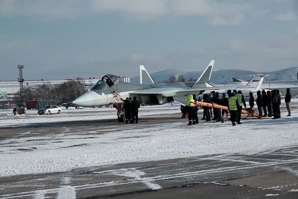 The Sukhoi T-50-8