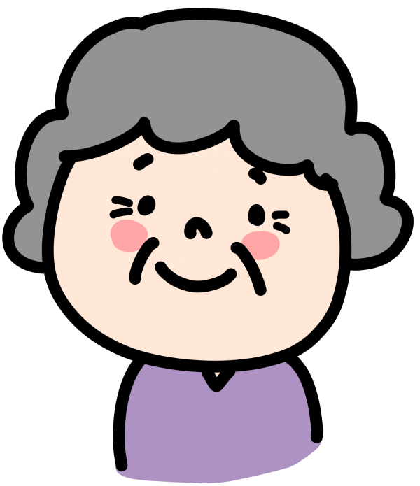 美しい花の画像 最高のおばあちゃん イラスト