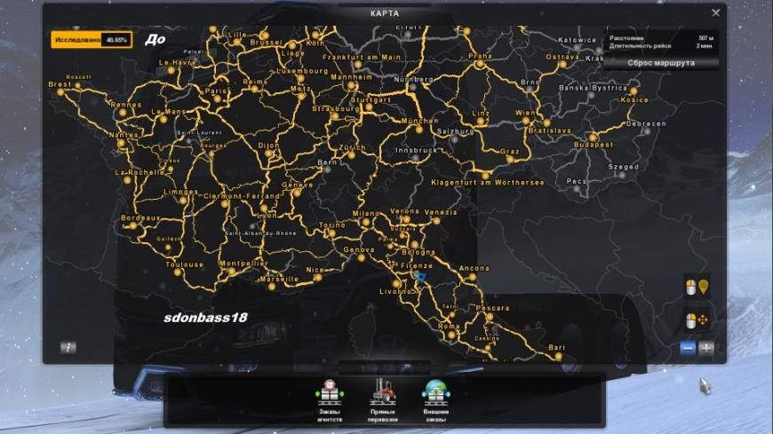 Euro Truck Simulator 2 Beyond The Baltic Sea Map Mod