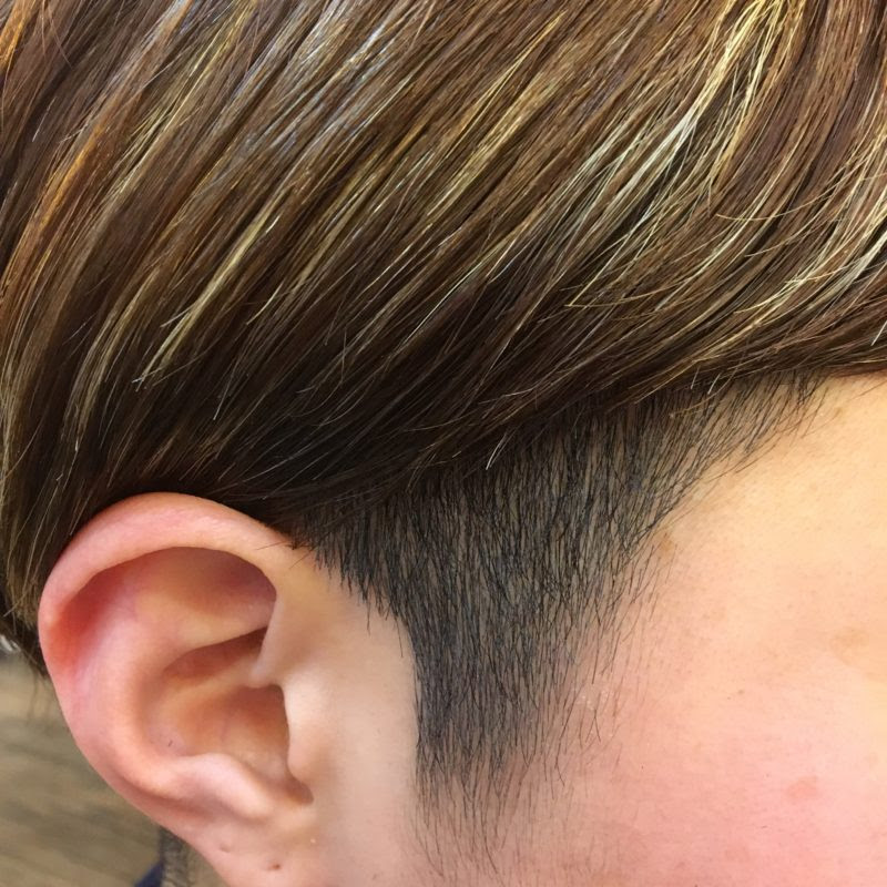 人生 ショート カラー メッシュ ヘアスタイルコレクション