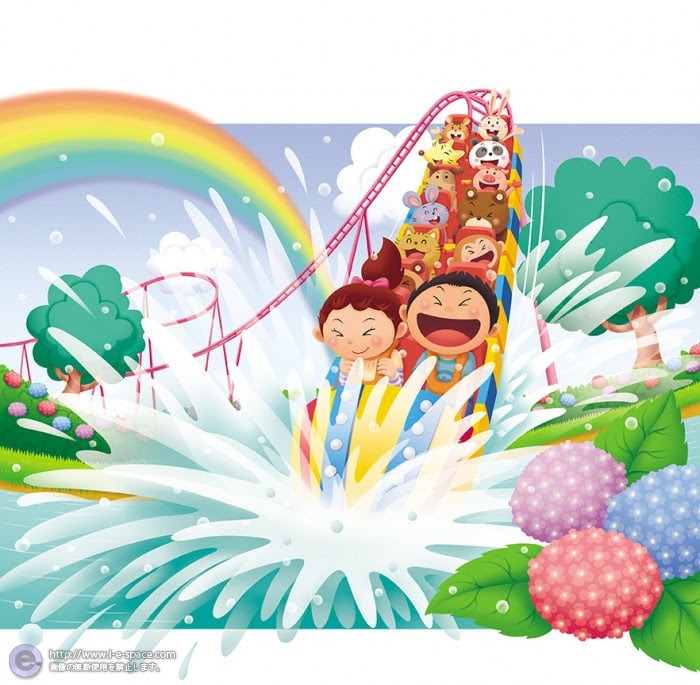 新鮮なジェットコースター イラスト 動物ゾーン
