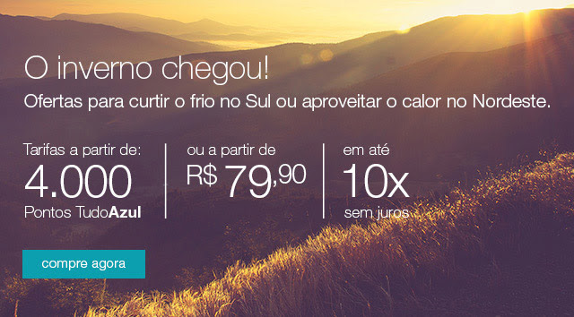 As melhores ofertas para viajar estão aqui.