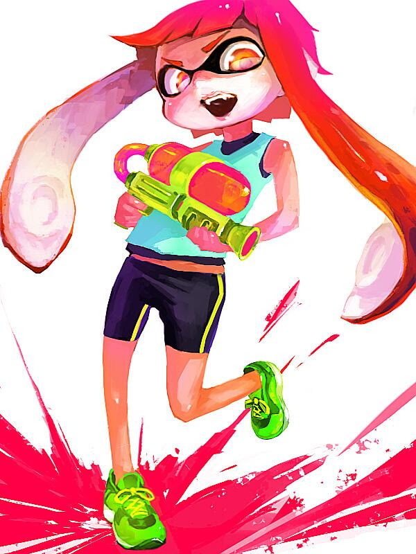 ラブリー壁紙 Splatoon イカ 最高の花の画像