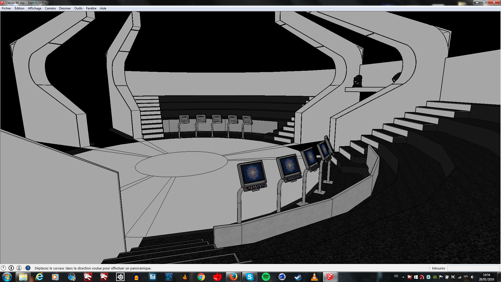 Hybrid set project (sketchup & c4d). Millionaire Sets Classic Era Sketchup Wip Millionaire Fans