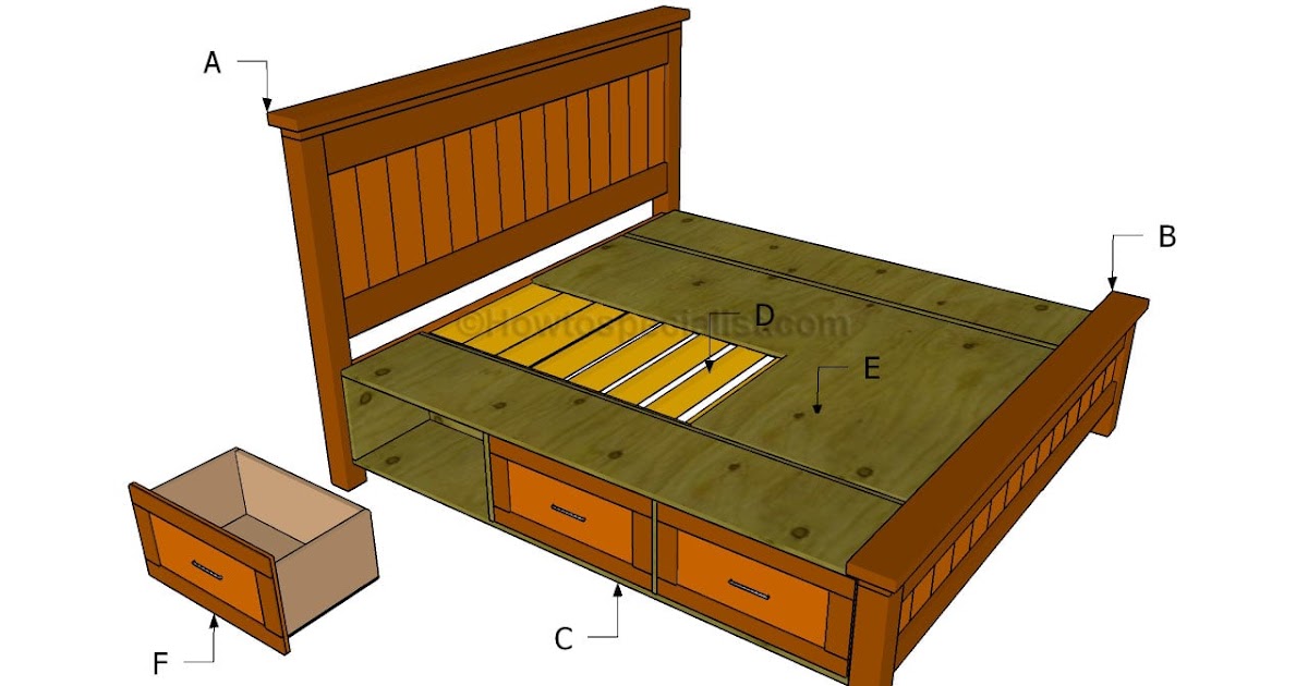 Waskito Dharmo: Here Platform bed free woodworking plans online 