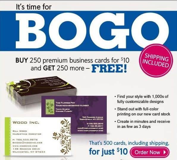 Vistaprint Business Card Promo Code Australia Financeviewer