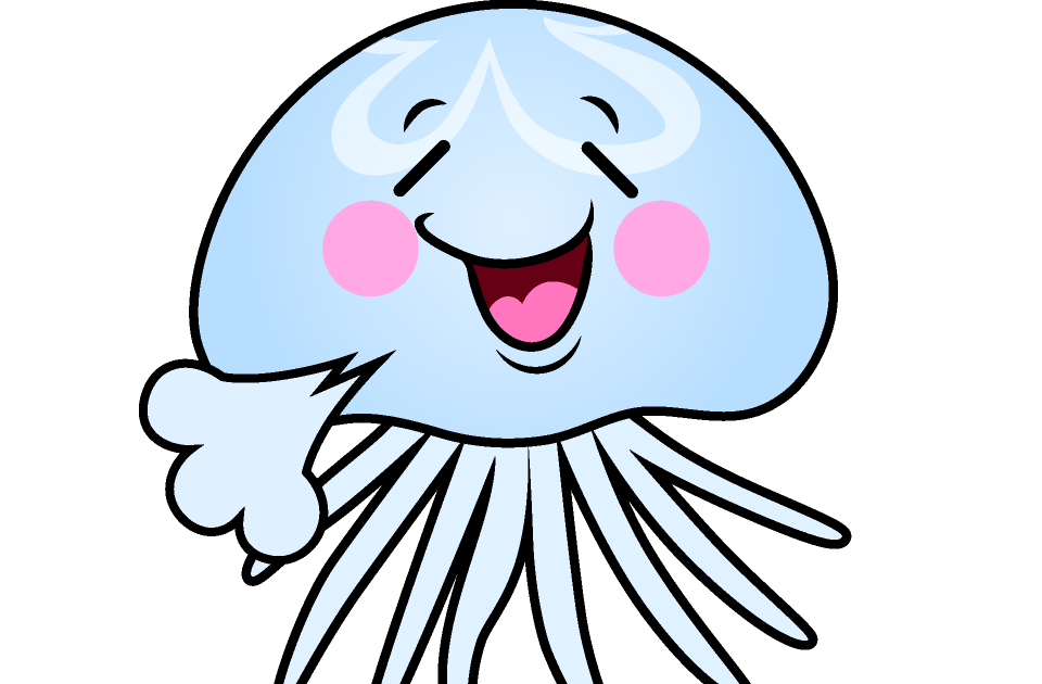 クラゲ イラスト かわいい 海月 イラスト かわいい