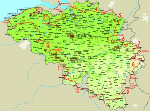 It was held annually between 1908 and 1981, except during both world wars. Tripy Minitrip Le Tour De Belgique 1740 Kms A Paquay Moto 80 Moto Gps Road Book Balade Road Book