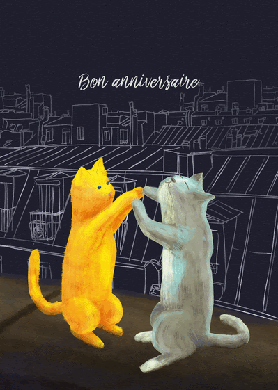 Jolie Carte Anniversaire Chat Deja Allena
