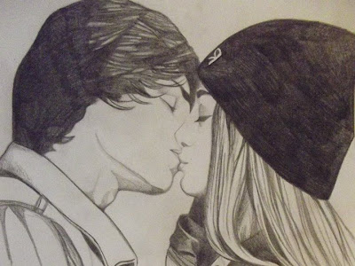 Pencil sketch boy and girl drawing easy 338900