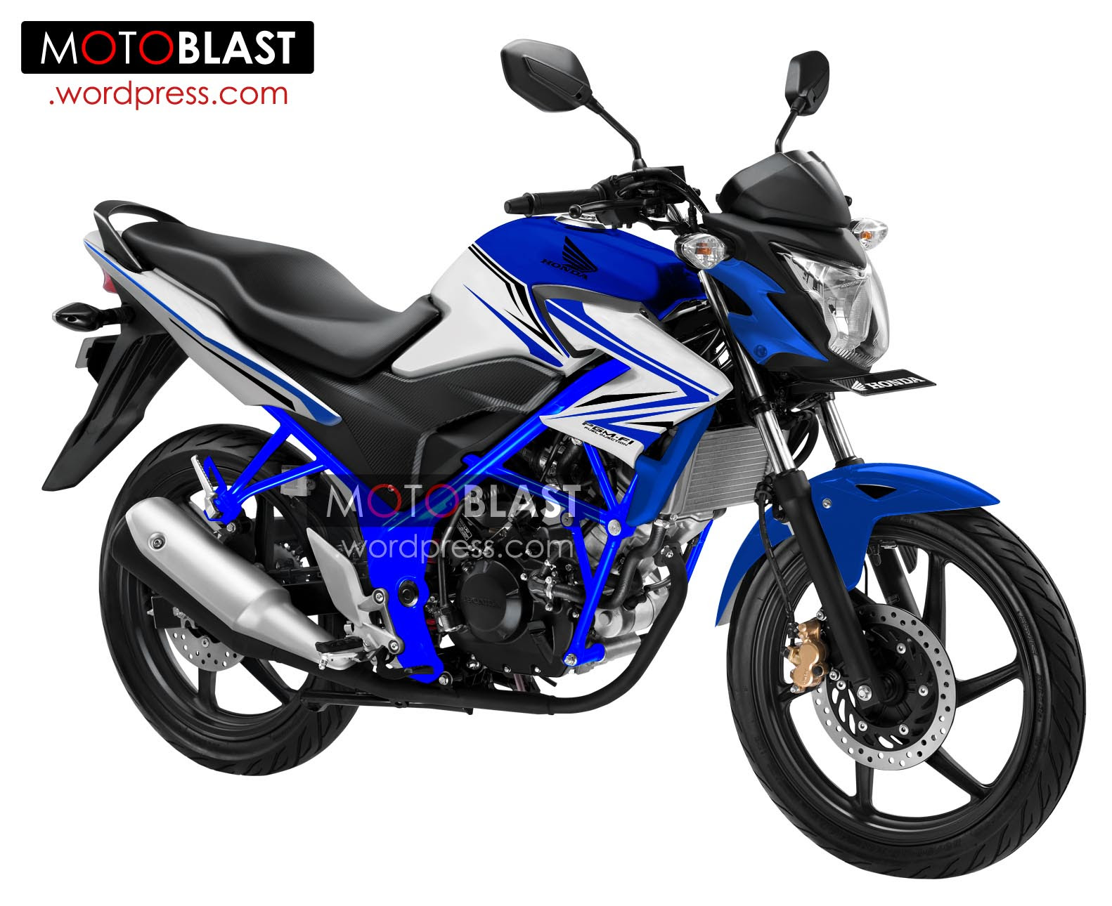 82 Modifikasi Motor Vixion Warna Biru Putih Terlengkap Kinyis Motor