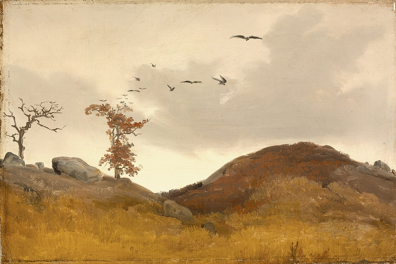 ÐšÐ°Ñ€Ð» Ð¤Ñ€Ð¸Ð´Ñ€Ð¸Ñ… Ð›ÐµÑÑÐ¸Ð½Ð³ - Landschaft mit KrÃ¤hen (Ð¾Ðº. 1830) .jpg