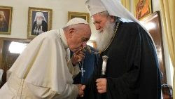 Encontro entre o Papa e o Patriarca Neofit