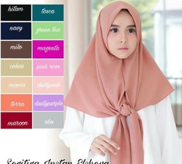 Hijab Warna  Milo  Saudia  Paris Hijab Casual