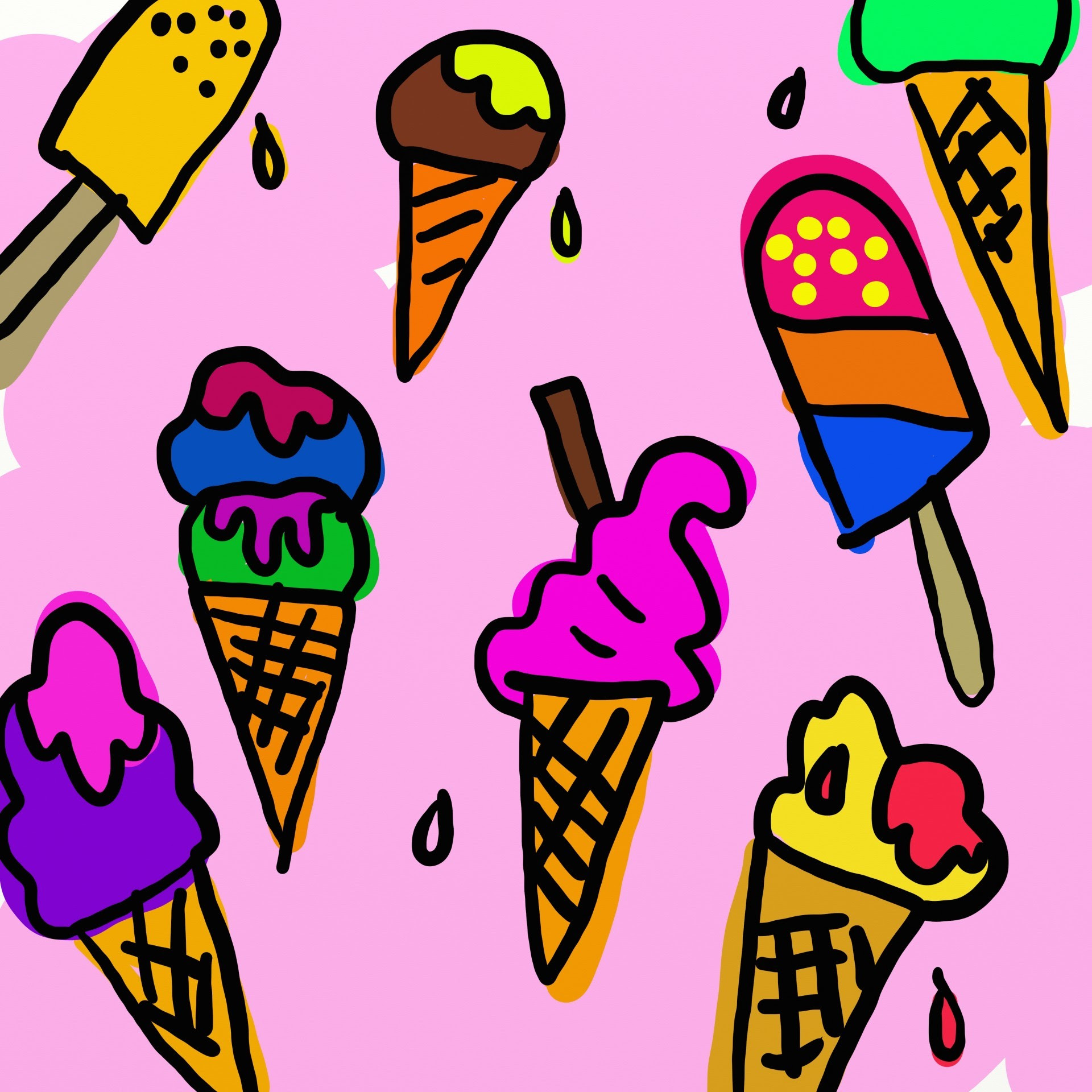 20 Gambar  Kartun  Es  Krim  Cup Kumpulan Kartun  HD