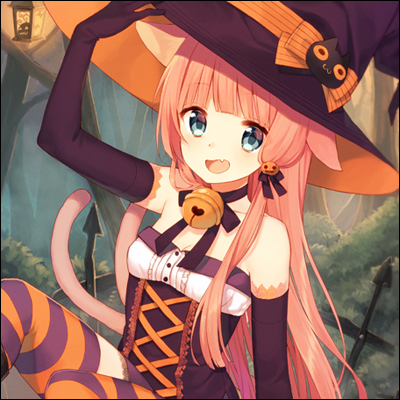 エレガントハロウィン 魔女 女の子 イラスト 美しい花の画像