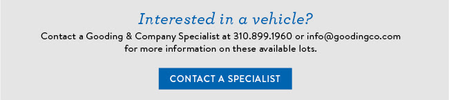 Contact a Gooding & Company Specialist for more information on these available lots.