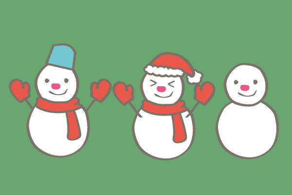 ベスト50 雪だるま イラスト 手書き 美しい花の画像