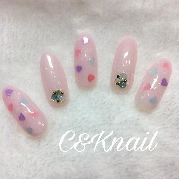 最高 ピンク ハートホロ ネイル 美しいネイルトレンド