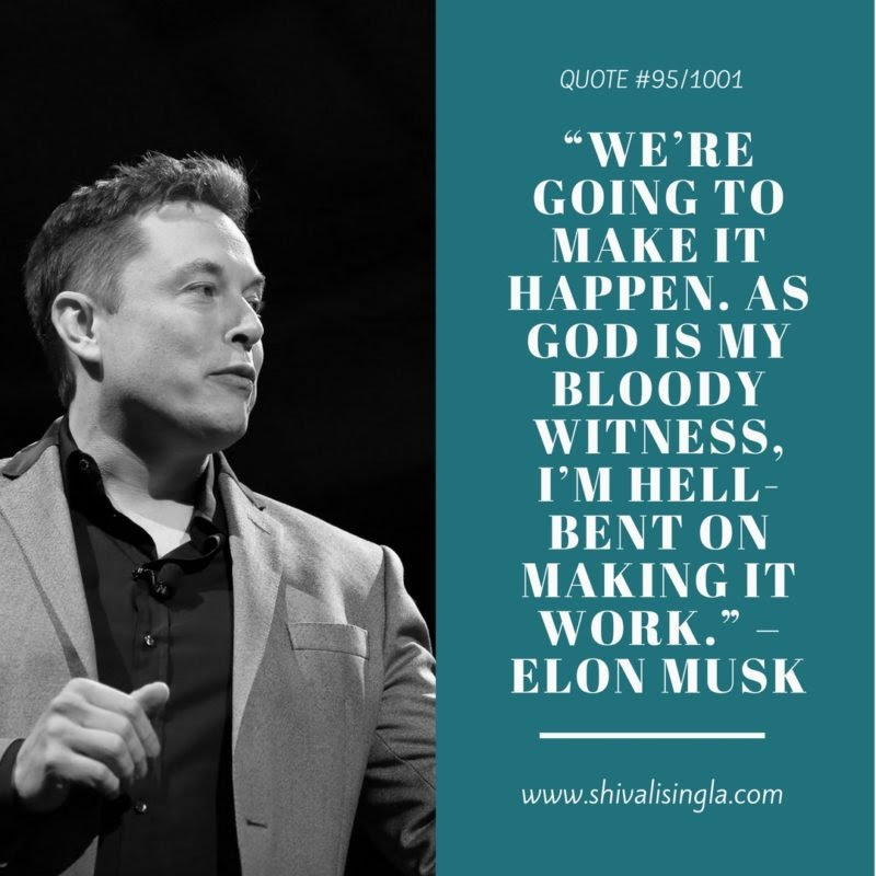 Success Motivation Elon Musk Quotes - Bilder