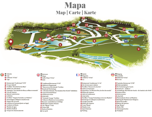 Mapa | Map - Parque Temático da Madeira