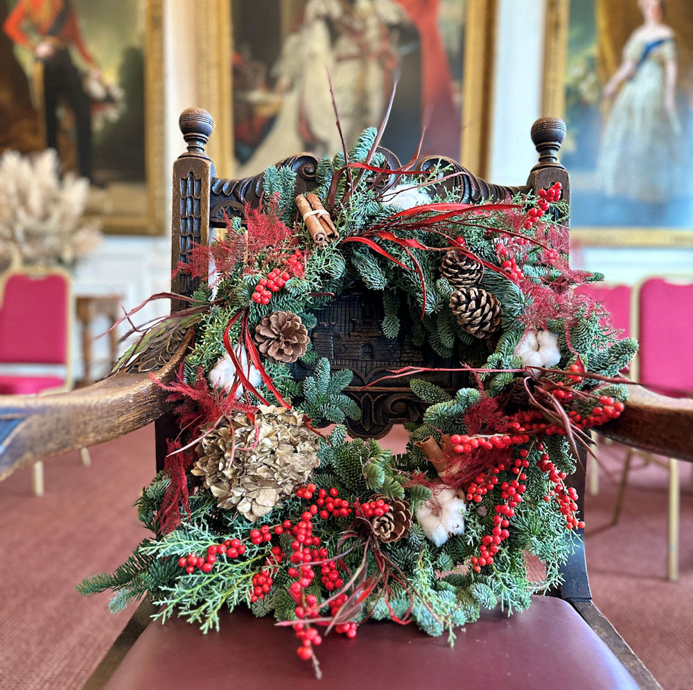 Wreath making at Windsor Guildhall
