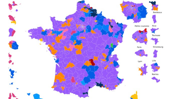 Découvrez les résultats du premier tour dans votre circonscription