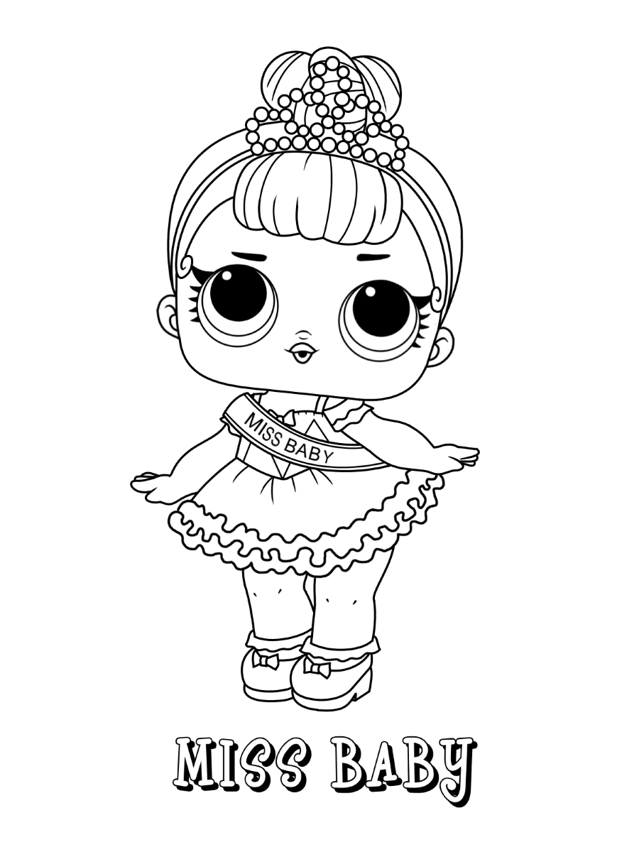 Coloring And Drawing Lol Surprise Baby Coloring Pages