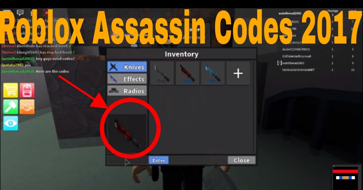 Cheat Codes For Roblox Assassin Robux Inject Hack - cheat codes on assassin in roblox