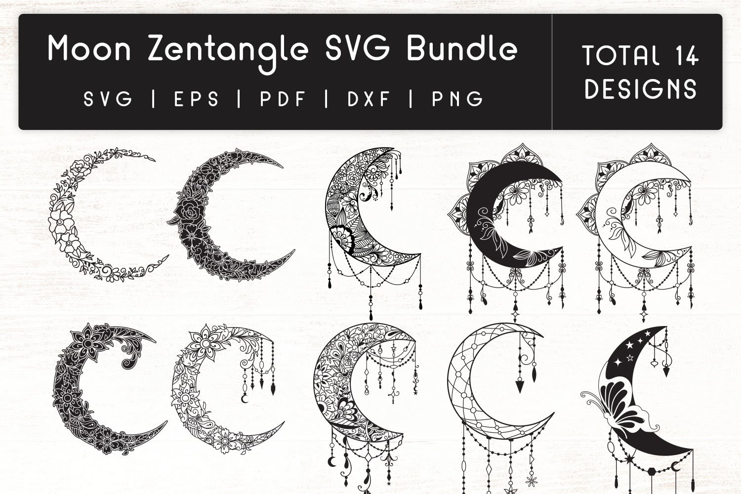 Download Mandala Half Moon Svg For Crafters - Free Layered SVG Files