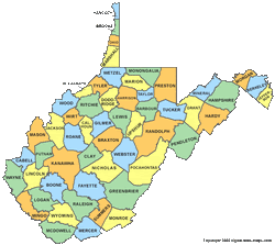 Incorporated places are dependent within county subdivisions. Online Resources Wv History