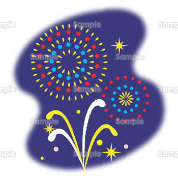 ベスト花火 8 月 イラスト 最高の動物画像