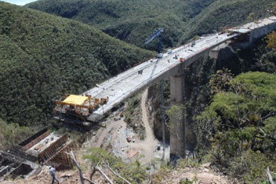 A bridge on the Oaxaca-Coast highway